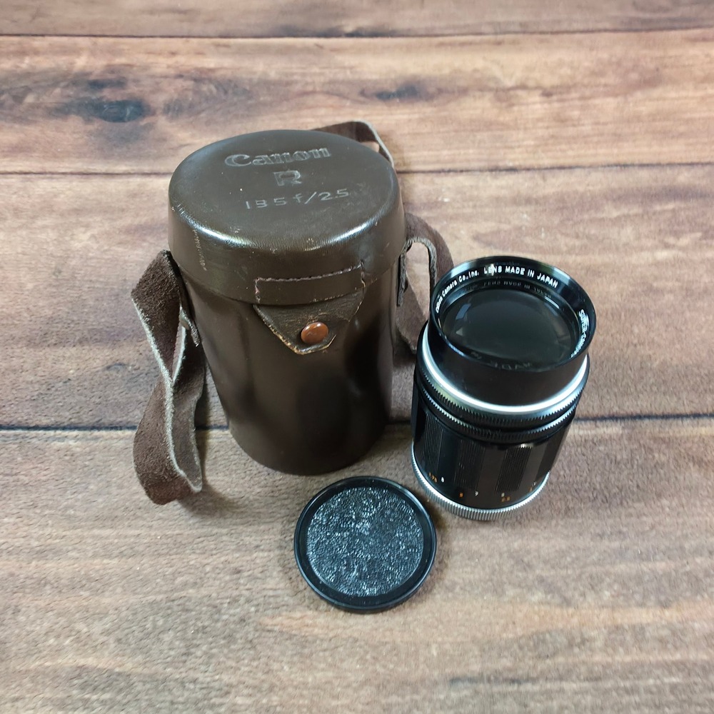 Canon Super-Canomatic Lens R 135mm f/2.5 Black Good Vintage Telephoto Prime
